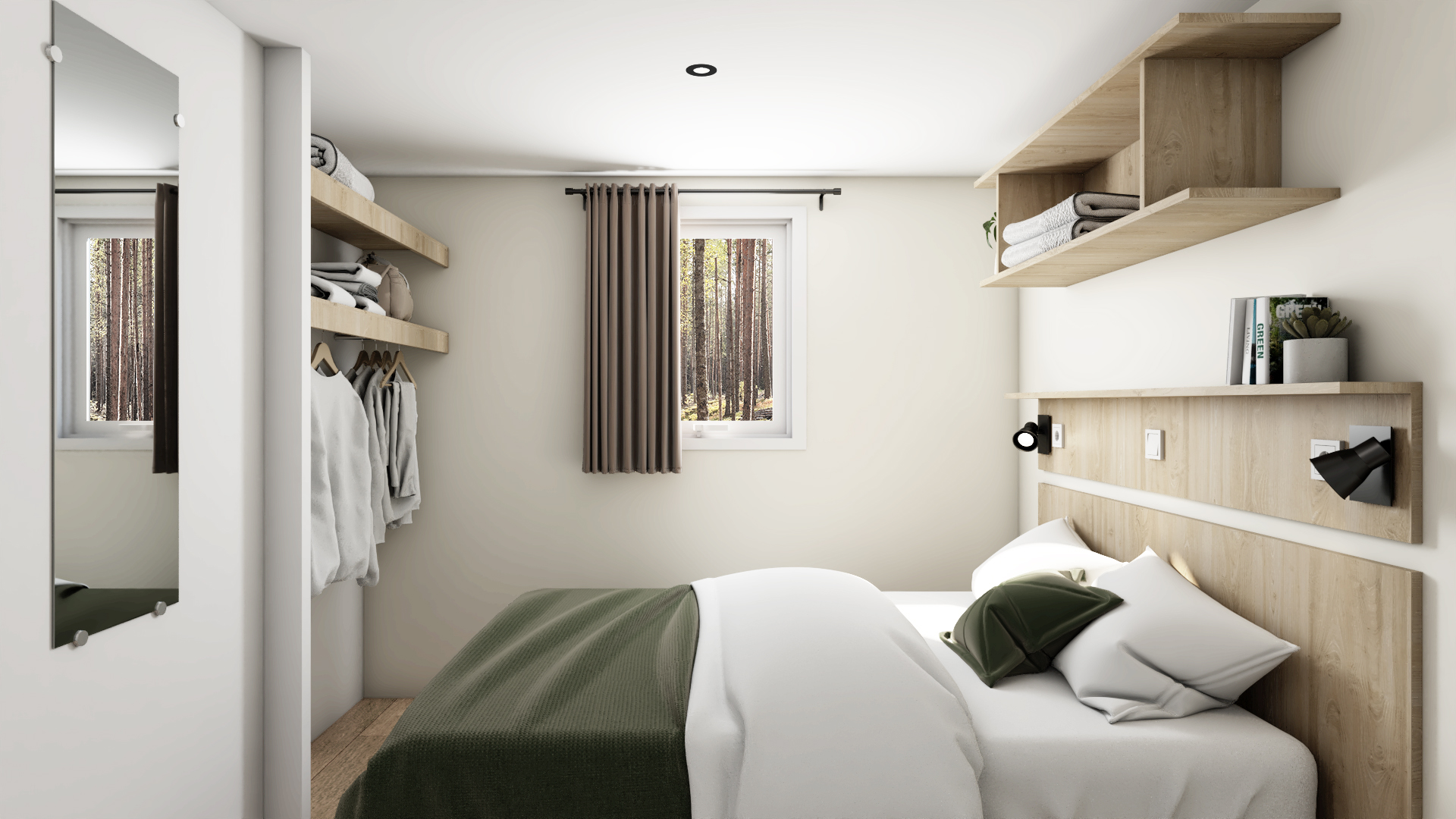 Chambre Mobil-home SEYCHELLES